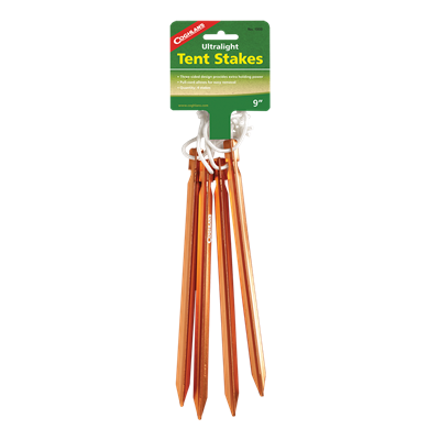 Coghlans Ultralight Tent Stakes - 9 - 4 Pack