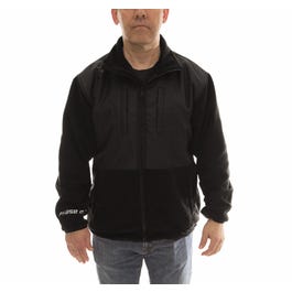 Hybrid Fleece Jacket, Black, XXXL
