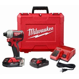 M18 18-Volt Impact Driver Kit, Cordless, Brushless Motor, 1/4-In., 2 Lithium-Ion Batteries