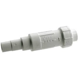 PVC Solvent Weld Adjustable Repair Pipe Coupling, 1.5-In.