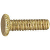 Lamp Fitter Screw, Polished Brass, 1/2-In., 12-Pk.
