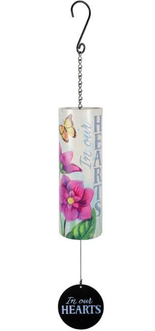 Carson In Our Hearts Cylinder Sonnet Wind Chime