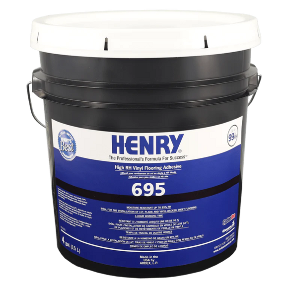 Henry® 695 High RH Vinyl Flooring Adhesive 1 Gallon
