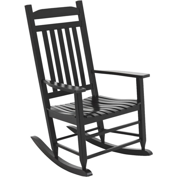Knollwood Black Wood Mission Rocking Chair