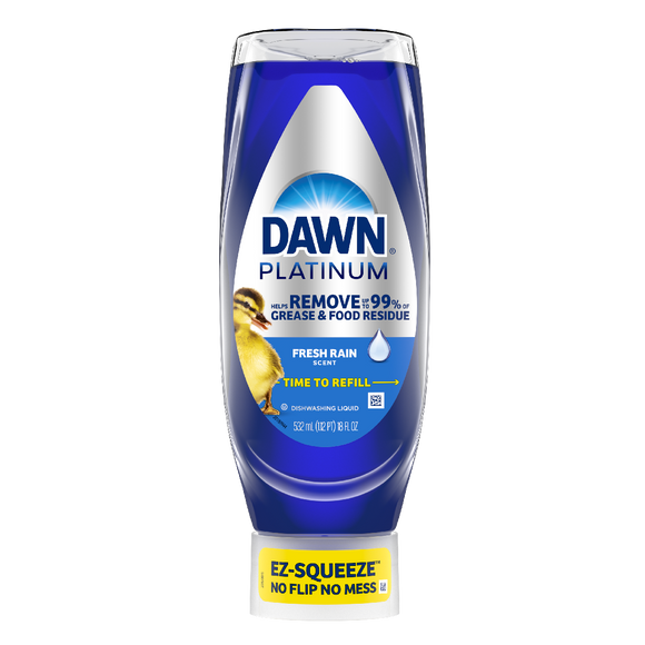 Dawn Platinum EZ-Squeeze Fresh Rain Scent (18 oz)