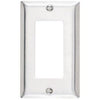 Wall Plate, 1-Gang, Stainless-Steel