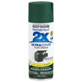 Painter's Touch 2X Spray Paint, Semi-Gloss Hunter Green, 12-oz.