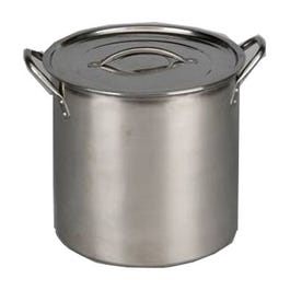 Stock Pot, Brushed Stainless Steel, 12-Qts.