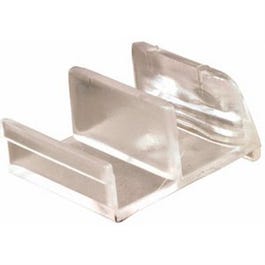 Shower Door Bottom Guide, Clear Acrylic