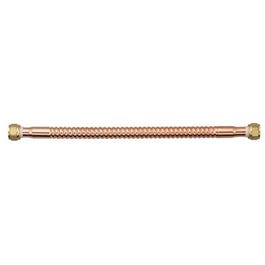 Water Heater Connector, Corrugated Copper, 3/4 FIP x 18-In.