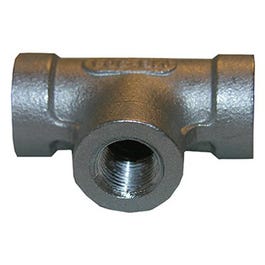 Stainless Steel Female Iron Pipe Tee, 1/8-In.