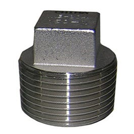 Stainless Steel Pipe Plug, 3/4-In.