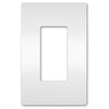 Radiant 1-Gang Plastic Wall Plate, White