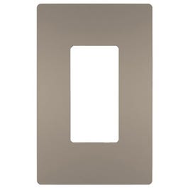 Radiant 1-Gang Plastic Wall Plate, Nickel
