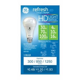 Refresh HD LED 3-Way Bulb, Daylight, 4/7/13-Watts