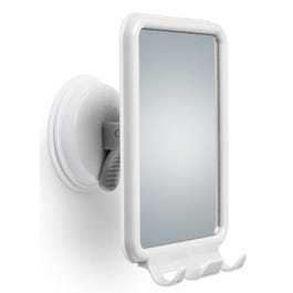 Shower Mirror, White, Shatterproof