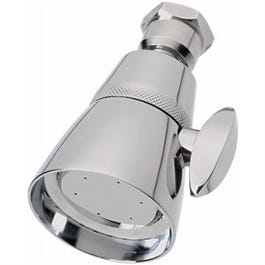 Showerhead, Fixed-Mount, Chrome-Plated Brass