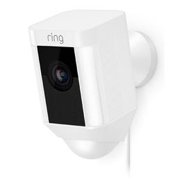 Spotlight Wi-Fi Security Camera, Wired, White