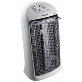 Quartz Heater, Adjustable Thermostat, 750/900-Watt