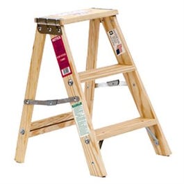 Wood Step Ladder, Type III, 2-Ft.