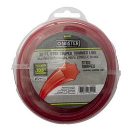 Trimmer Line, Red, 30-Ft. x .105 Dia., 2 Refills