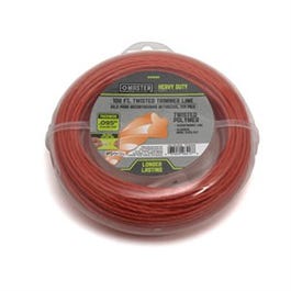 Twisted Trimmer Line, Orange, 100-Ft. x .095 Dia., 5 Refills