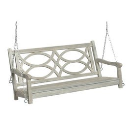 Swing Seat, Gray Hardwood, 4-Ft.