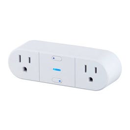 Wi-Fi Smart Plug, No Hub Required, 15-Amp, White