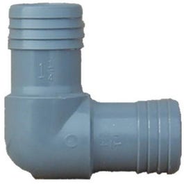 Pipe Fitting Insert Elbow, Plastic, 1/2-In.