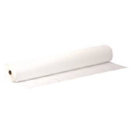 Table Cover, White Plastic, 40-In. x 300-Ft. Roll