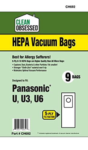 Clean Obsessed Compact Panasonic Hepa Vacuum Bags