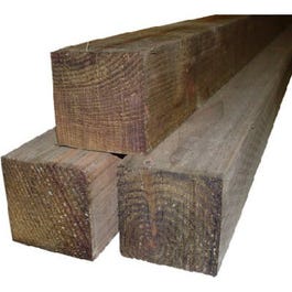 Treated Southern Pine Wood Post, 4 x 4-In. x 8-Ft.