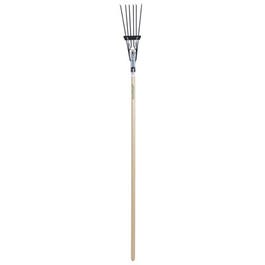 Steel Shrub Rake, 6 Tines, 48-In. Handle