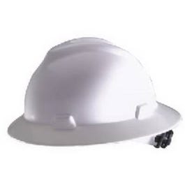 V-Gard White Ratchet Suspension Non-Slotted Protective Hard Hat