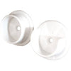 Wardrobe Door Pole Socket, Plastic