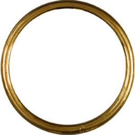 Solid Brass Connecting Ring, 1.25-In.