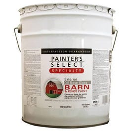 Speciality Barn & Fence Paint, Oil-Base, Gloss, Barn Red, 5-Gallons