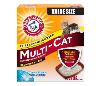 Arm & Hammer Multi-Cat Strength Clumping Litter (29 lb)