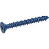 Hillman Group Blue Flat-Head Phillips Tapper Concrete Screw Anchors (1/4 X 4 - 100 PC)