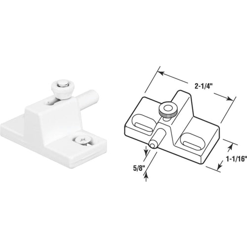 Defender Security White Slide Bolt Patio Door Lock