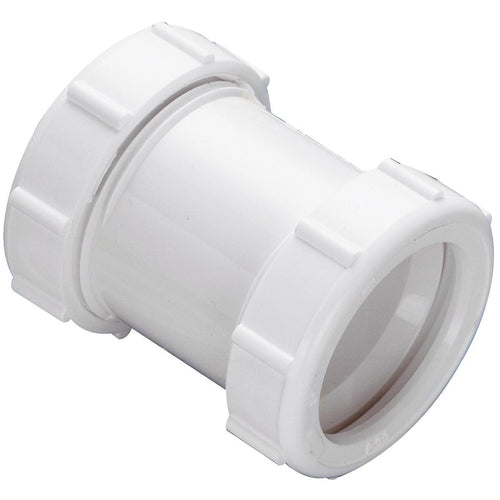Do it 1-1/2 In. White PVC Coupling