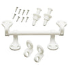 Do it 1/2 White Polyethylene Toilet Seat Hinge