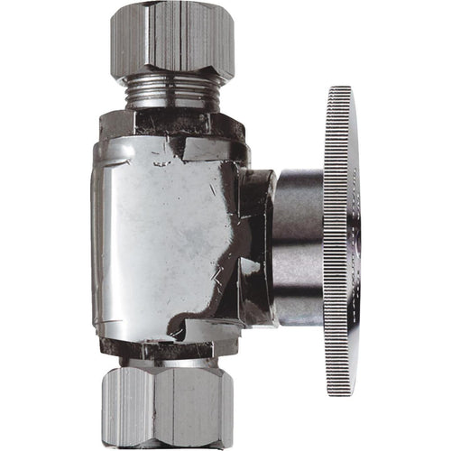 Do it 3/8 In. C X 3/8 In. OD Chrome Plated Brass Stop Valve