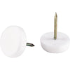 Do it 7/8 In. Plastic Round Nail on Furniture Glide,(4-Pack)