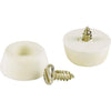 Do it 7/8 In. Round Off-White Furniture Bumpers,(4-Pack)