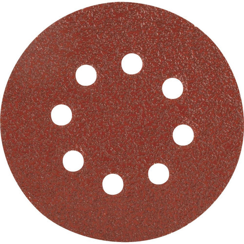 Do it Best 5 In. 40-Grit 8-Hole Pattern Vented Sanding Disc with Hook & Loop Backing (50-Pack)