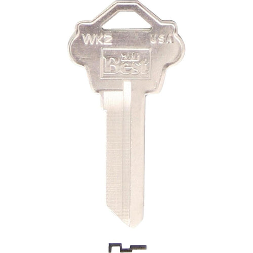 Do it Best Weslock Nickel Plated House Key, WK2 (10-Pack)