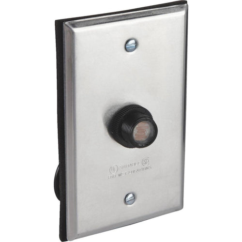 Do it Hard Wire Aluminum Photocell Lamp Control with Switch Plate