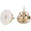 Do it Nail-on Swivel 1 In. Brass Swivel Furniture Glide,(4-Pack)