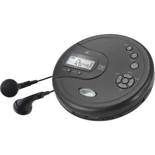 GPX Personal CD Player with Skip Protection